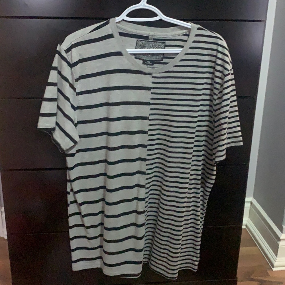 Trademark Brooklyn striped t shirt. Size XL, fits more like a Large.